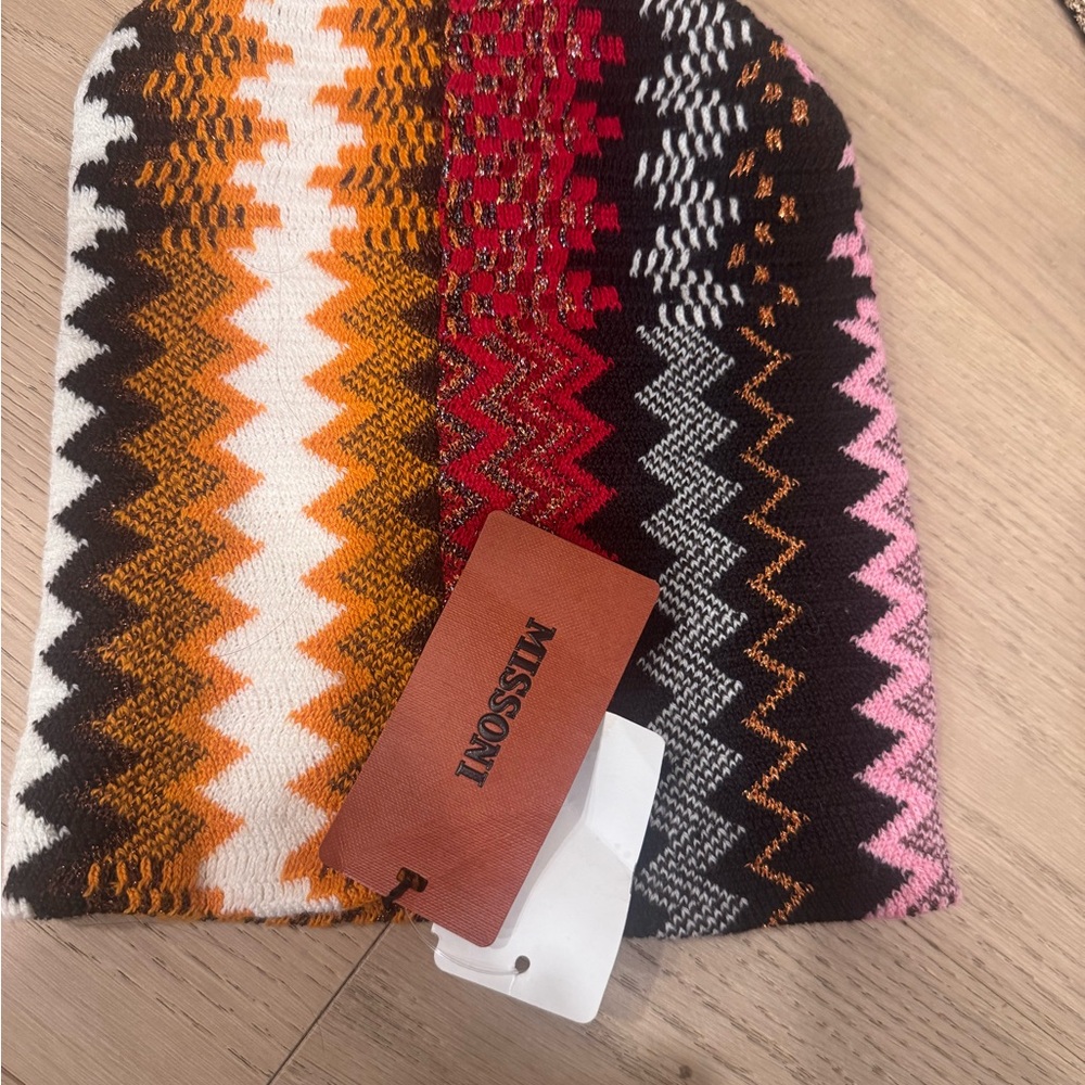 Missoni Zigzag Knit Beanie
